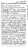 Page of Rev. Timothy Johnes' Sermon Notes