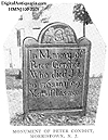 Gravestone, Peter Condict 1768