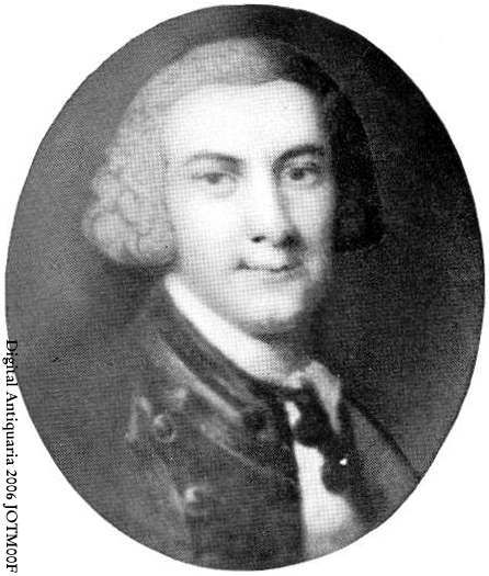 SIR <b>WILLIAM JOHNSON</b>, BARONET: From a miniature painting in the Public <b>...</b> - JOTM00F